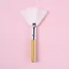 Ferramentas de Salão de Beleza Pincel de Maquiagem Gerenciamento da Pele Pincel com Ácido Glicólico Essência Rejuvenescedora Pincel Pequeno em Formato de Leque Pincel com Cerdas Macias