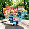 Pegatinas para refrigerador de Chaozhou Chaoshan Yingsong y Dance, recuerdos culturales y creativos de viaje, pegatinas de madera para refrigerador de metal para viajes de ciudad