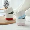 Taza de Espresso Italiana, Cerámica, Sin Asa, Tamaño Pequeño, Taza con Logo Personalizado, Grabada en Relieve, Taza de Agua Apilable