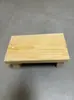 Reposapiés de madera maciza, taburete bajo pequeño, banco pequeño para sala de estar, soporte para plantas, banco elevador, para lavandería y cambio de zapatos