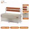 Asientos en cabina estilo cafetería coreana, Mesas y sillas de acero inoxidable para restaurante de barbacoa, Sofá con funda suave, Mesa y sillas sencillas y modernas para cafetería de té con leche