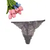 Nova Calcinha de Renda Multicor com Renda Vazada, Cintura Baixa, Sexy, Fashion, Ultrafina, Sem Costura, Tanga Puro Desejo com Laço