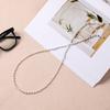 Cadena para Gafas Estilo Collar de Perlas, Cordón Anticaída, Correa de Silicona Suave Antideslizante para Gafas, Correa para el Cuello Antiperdida