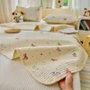 2026 Novo Estilo Fresco e Simples Cobertor de Cama Lavado com Areia Dupla Face Peça Única