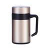Taza de Agua Aislada al por Mayor Acero Inoxidable de una Pieza Gran Capacidad Taza de Agua Oficina de Negocios con Asa Colador de Té Taza Térmica