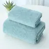 Dropshipping Transfronterizo Toalla de Coral Fleece al por Mayor Adulto Toalla Facial Espiga de Trigo Toalla de Baño Set de Toallas de Playa
