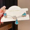 Pulsera de Calado de Calabaza Deslizante con Circonita y Madreperla Estilo Lujo Ligero, Temperamento Exquisito Vintage, Versátil y Sensación de Alta Gama, Joyería para Mujer