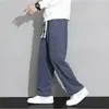 Pantalones de pana nuevos para hombre, temporada Primavera y Otoño 2025, pantalones deportivos holgados rectos, pantalones casuales deportivos de pierna ancha para niños