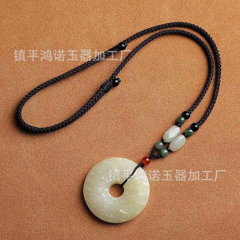 阿富汗玉平安扣吊坠