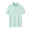 Verão Algodão Australiano de Fibra Longa Mistura de Algodão e Elastano Camisa Polo com Gola Camisa para Cultura Corporativa Roupa de Trabalho Bordado Impressão