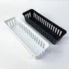 Caja de Almacenamiento Organizador de Artículos Varios para Escritorio Cesta Caja de Almacenamiento Rectangular para Cosméticos Estilo Japonés Plástico Hueco Cesta de Almacenamiento para Cocina
