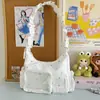Bolso Cruzado Boston para Estudiantes Nuevos Primavera 2026, Bolso de Hombro Pequeño Estilo Coreano, Bolso con Temática de Anime