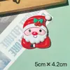 Accesorios de Resina DIY de Dibujos Animados Figuras Navideñas Grandes Pinza para el Cabello de Pegamento de Crema Funda para Teléfono Hebilla de Zapato Llavero