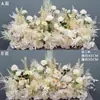 Arreglos Florales de Seda Grandes de Nuevo Estilo para Bodas, Arreglos Florales Decorativos Terminados, Muros Florales para Hoteles, Decoraciones Florales para Pasillos, Arte Floral para Bodas