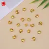Cuentas de Zirconia Dorada Incrustada Estilo Antiguo Que Traen Fortuna Pulsera de Hilo Rojo DIY Collar Accesorios para Ropa Colgante Venta al por Mayor