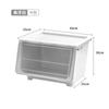 Caja de Almacenamiento Grande de Apertura Frontal Caja de Almacenamiento para Juguetes con Tapa abatible Gabinete de Almacenamiento para Snacks Caja de Almacenamiento Multicolor de Apertura Lateral Venta al por Mayor
