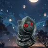 Transfronterizo Nuevo Producto Halloween Gato Misterioso en el Sombrero Estatua Gato con Capucha Estatua Adornos de Resina