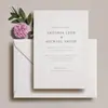 2026 Nuevas Invitaciones de Boda en Relieve Invitaciones Personalizadas de Papel de Algodón en Relieve Invitaciones de Boda Estilo Europeo con una Sensación de Papel de Alta Gama