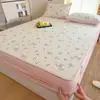 Colcha pieza única funda de cama protector de colchón funda de cama algodón puro 100% todo algodón funda de colchón ajustable 2026 funda de cama