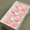 Flor Mágica Flor Eterna Grado AB 4-5 Rosa Caja Entera diy Bolsa de Material Floral Cubierta de Vidrio Día de San Valentín Unicornio