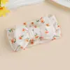 Diadema de Lazo Ancho de Cinta para Niños Diadema Elástica Floral para Bebé Accesorio para el Cabello Protector de Fontanela para Bebés Pañuelo de Cabeza Venta Caliente Transfronteriza