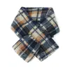 Sombrero de Pescador Cuadros Clásicos Estilo Británico Otoño e Invierno Transfronterizo Hip-hop Calle Retro Cálido de Lana de Cordero Sombrero de Cubo para Hombres