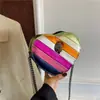 Bolso de Cámara Transfronterizo, Bolso de Mujer con Cabeza de Águila de Moda Europea y Americana, Bolso Cruzado de Hombro con Cadena Patchwork, Bolso Pequeño al por Mayor, Moderno y Versátil