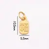 Ping An Joy Colgante de Oro Arena Colgante Pulsera DIY Accesorios de Pulsera Gufa Oro Marca Xiaofu Accesorios de Cuentas de Campana