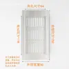Rejilla de Ventilación y Disipación de Calor para Refrigerador Integrado Cubierta de Gabinete Rejilla para Zoclo Aleación de Aluminio Rectangular Plana Disipación de Calor