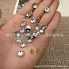 Rhinestones acrílicos de 10 mm de fondo puntiagudo, no porosos, accesorios de rhinestone coloridos para decoración de ropa y fundas de teléfono