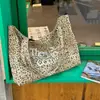 Bolsa de Lona com Estampa de Leopardo Retro Nova Outono 2026 Bolsa de Ombro Única Feminina Estilo Casual Preguiçoso Grande Capacidade Bolsa Tote para o Dia a Dia