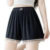 Ventas Directas de Fabricante Transfronterizas Jk Shorts de Seguridad al por Mayor de Seda Helada de Tres Puntos sin Costuras con Encaje Antiexposición para Mujeres Transpirables y Cómodos