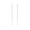 S999 Sterling Silver Drop Ear Line Brincos Longos Simples Elegantes Femininos Moda Nova 2023 Brincos Distintivos Ear Pole