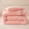 Funda de edredón de algodón crudo y soja Clase A, Edredón de fibra de grado materno e infantil, Núcleo de edredón grueso para primavera y otoño e invierno, Edredón de algodón para dormitorio al por mayor