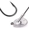 Weihe Sports Anzuelo de Cabeza de Plomo con Anzuelo Crank de Plomo con Anzuelo con Ranura para Sangre Señuelo de Anzuelo de Acero al Carbono para Pesca Fábrica Transfronteriza