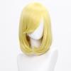 Cosplay universal cabelo médio-longo com cabeça de flor de pêra que combina com tudo seleção de 24 cores leve e fino doce conjunto de cabelo natural