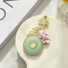 Broche de Nuevo Estilo Transfronterizo, Ramillete Colorido para Mujer, Alfiler Exquisito, Estilo Retro Europeo y Americano, Accesorio para Traje, Joyería Anti-Exposición