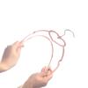 Colgador de Ropa de Plástico Tipo Mariposa Rosa Lindo Corazón Girly Amor Soporte Antideslizante para Secado de Ropa Venta Directa de Fábrica