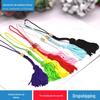 Atacado do Fabricante Em Estoque Cordões Coloridos com Borla, Acessórios de Sino, Cordões com Pingente, Chaveiro Pequenos Cordões