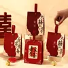 Caixa de Doces para Casamento Chinês, Bolsa de Doces de Casamento de Luxo, Caixa de Açúcar Mãos Livres, Caixa de Presente de Doces para Lembrança de Noivado