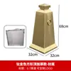 Cono de Carretera de Acero Inoxidable Cono Reflectante de Advertencia Rosa Dorado Barrera de No Estacionar Cubo para Helado Metal Cono de Carretera de Acero Inoxidable