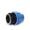 Conector Rápido de PP Tapón para Tubería de Agua Rosca de Enchufe Manguera Corrugada de Nylon Ajuste de Invernadero Enchufe Directo Junta de Tubería Onda Rápida