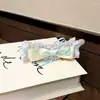 Presilha Banana de Renda Doce para Crianças Meninas, Presilha Vertical para Rabo de Cavalo, Grampo de Cabelo, Acessório de Cabelo Versátil para o Dia a Dia