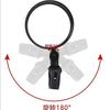 Espejo Retrovisor Giratorio 360 Grados para Bicicleta Espejo Convexo Gran Angular Reflector de Amplio Campo de Visión para Bicicleta Espejo Retrovisor para Bicicleta de Montaña
