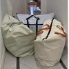 Saco de armazenamento à prova d'água, saco de embalagem extra grande para mudança, saco de armazenamento à prova de umidade para edredons e roupas em tecido Oxford grosso, saco à prova de poeira