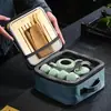 Juego de té de viaje portátil, juego de té Kung Fu, venta al por mayor, estilo japonés, taza exprés para exteriores, regalo de empresa para vacaciones