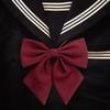Gravata Borboleta de Pena JK Feminina Estilo Preppy Estilo Japonês Acessórios de Camisa de Uniforme de Estudante Uniforme de Bacharel Gravata Borboleta Uniforme de Marinheiro Vermelho
