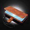 Adecuado para Samsung S20 plus, funda de cuero para teléfono móvil retro A71, funda protectora con borde de aceite esmerilado y tarjetero.
