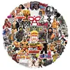 50 Piezas de Pegatinas Fighting We Sports Decoración Impermeable para Cuadernos, Botellas de Agua, Maletas, Bocinas, Guitarras, Guantes de Boxeo, Cascos