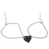 Pulsera de Bloques de Construcción para Pareja BFF Pulsera de Bloques de Construcción Dividida Pulsera con Colgante Creativo de Amistad Amor Equipo
